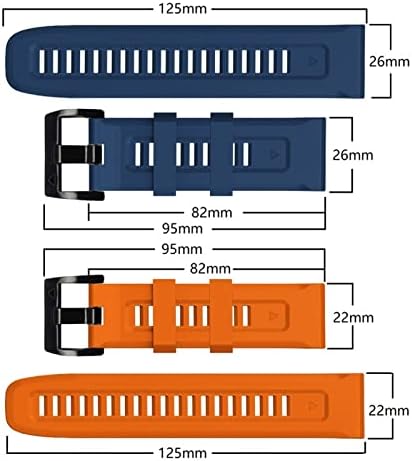 Bneguv עבור Garmin fenix 7 7x 6x 5x Watchband 22 צמיד 26 ממ עבור fenix 6 Pro 5 פלוס אבזם רצועות שורש כף היד החלפה מהירה