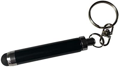 עט חרט בוקס גלוס תואם ל- Simrad NSX 3009 - חרט קיבולי כדור, מיני עט חרט עם לולאת מקשים עבור Simrad NSX 3009 - Jet Black