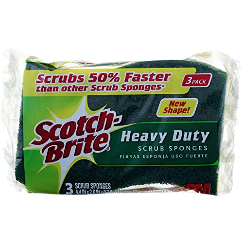Scotch-Brite Heavy Duty Sponge, 3/Pack