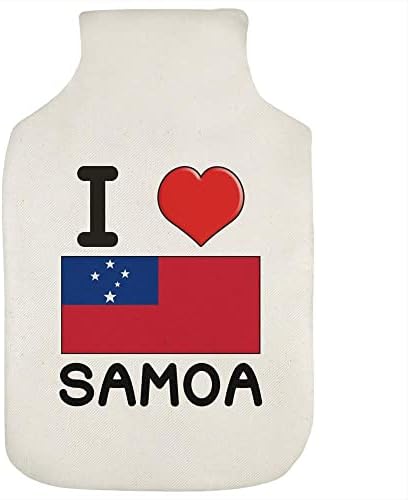 עזידה 'אני אוהב את סמואה' כיסוי בקבוק מים חמים