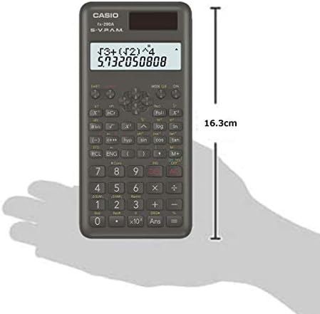 מחשבון מדעי Casio, תצוגה דו ספרתית, חישוב סטטיסטי, 199 פונקציות, פונקציות, FX-290A-N