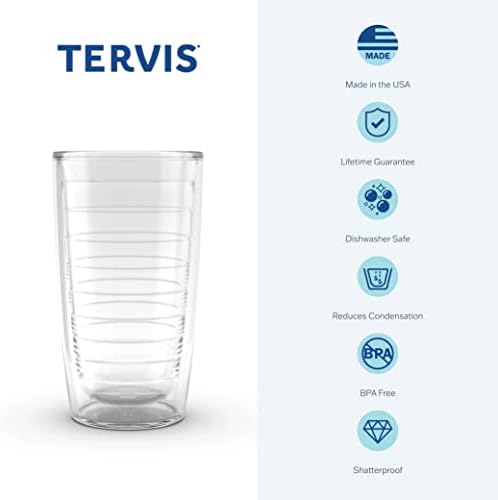 אחווה של TERVIS - קאפה אלפא תטא כוס גיאומטרית עם גלישה ומכסה צהוב 16oz, ברור