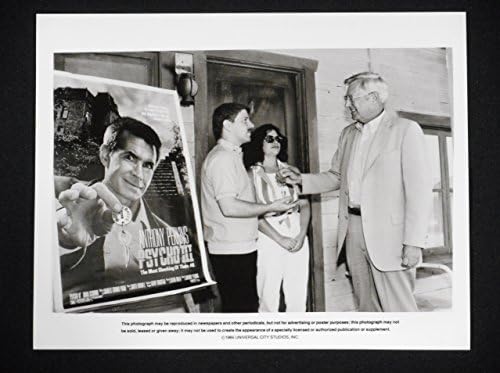 פסיכו III 1986 אנתוני פרקינס קנדיד 8x10 סט צילום עם מנטה של ​​גיליון הכיתוב !!