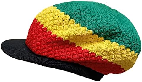 נעל מחרוזת מלך ראסטה לסרוג טאם כובע ראסטות כובע. עיצובים וגדלים מרובים.