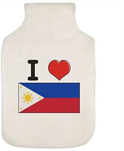 Azeeda 'אני אוהב את כיסוי בקבוק המים החמים של הפיליפינים
