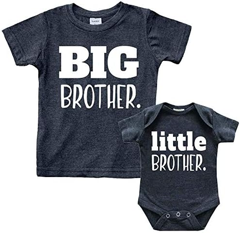 אח גדול אח קטן חולצות תואמות תלבושות אחים מתנות לתינוק