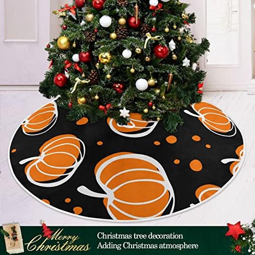 חצאית עץ חג המולד של Oarencol ליל כל הקדושים דלעת 36 אינץ
