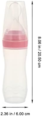 קיסנגל תינוקות בקבוקי תינוקות בקבוקי סיליקון תינוק מזון מחלק כפית תינוקות לסחוט כפית מזין תינוק טרי מזון מזין בקבוק
