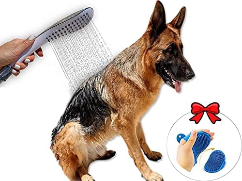 כלב שרביט פרו מקלחת קובץ מצורף מרסס, אחריות, לקבל לחיות מחמד עיסוי מברשת, מהיר ופשוט חיות מחמד ניקוי, מים שליטה, במיוחד