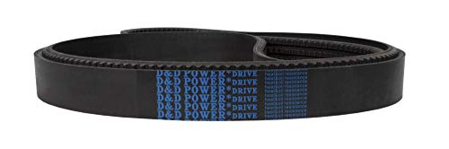 D&D Powerdrive 5VX1040/03 חגורה פס, 5/8 x 104 OC, 3 להקה, גומי