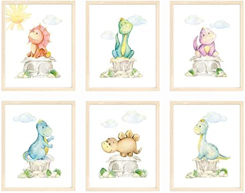 הדפסי קיר משתלת דינוזאור בומבלבו, קישוט לחדר משחקים לילד, אמנות קיר משתלה, עיצוב חדר משתלה, עיצוב חדר דינוזאור
