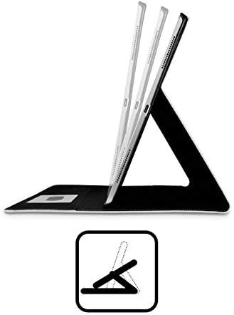 עיצובים של תיק ראש מורשה רשמית מנצ'סטר סיטי סיטי סיטי FC שחור לבן מונו גלאי גש עור ספר ארנק מארז תואם ל- Apple iPad Air
