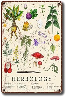 פוסטר Herbology Herbology Poster שלט פח וינטג