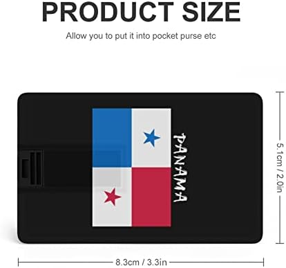 דגל של כרטיס האשראי של פנמה USB כונני פלאש כונני זיכרון מותאם אישית מפתח מתנות תאגידיות ומנות קידום מכירות 32 גרם