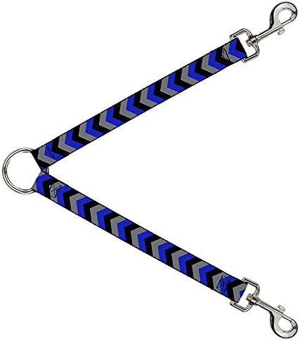 כלב רצועה ספליטר שברון כחול שחור אפור 1 רגל ארוך 1 אינץ רחב