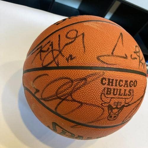 קבוצת שיקגו בולס 2004-05 חתמה על משחק NBA כדורסל Scottie Pippen JSA COA - כדורסל חתימה