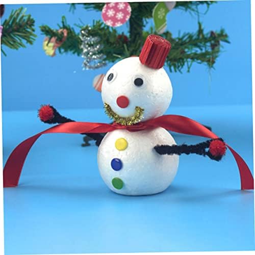 צעצועים 6 יחידים של שלג איש שלג ילדים צעצועים חינוכיים סט ילידות לבנים קישוטים לבנים מיני שלג איש ערכת קצף