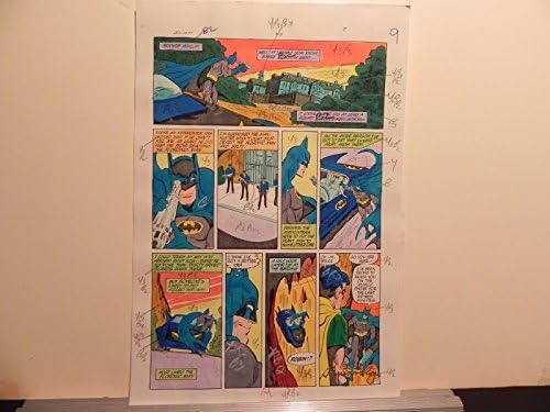 חלק באטמן וינטג ' 415 מדריך צבעים חתום אדריאן רוי עם עמ ' 9