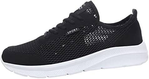 סניקרס לגברים שחור סניקרס נעלי ריצה שרוכים נוח ריצה ספורט גברים של טניס נעלי 11