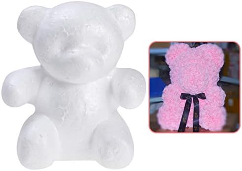 Inoomp גרב גרביים מתנות Chrismas מתנות דוגמנות דוב קלקר דוב עובש כדורי מלאכה לבנים לקישוט DIY קישוט מתנה לחתונה פרח