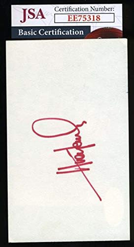 יואי לואיס חתם על חתימת כרטיס אינדקס 3 על 5