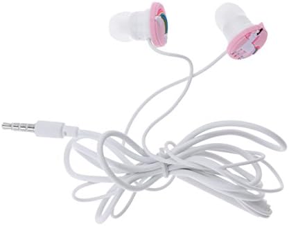 Chictry 3.5 ממ קווי אוזניות מיקרופון באוזן 3D 3D חמוד אוזניות אוזניות סטריאו הפחתת רעש