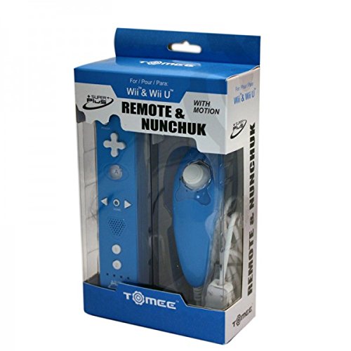 Tomee Wii U/ Wii Remote & Nunchuk Super + Pack - כחול