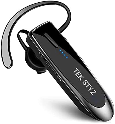 אוזניות Tek Styz התואמות ל- Dell XPS 13-9370-D1809G באוזן Bluetooth 5.0 אוזנית אלחוטית, IPX3 אטום למים, מיקרופונים כפולים,