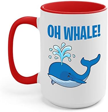 מצחיק הו לווייתן אמנות לגברים נשים אורקה לווייתן כחול לווייתנים קפה ספל גברים נשים