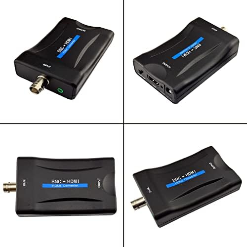 FLYLIN BNC לממיר HDMI, BNC מורכב וקלט שמע למתאם פלט HDMI CVB
