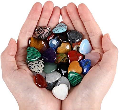 20 יחידות טבעי לב ריפוי גבישי רוז קוורץ אמטיסט לב אהבת אבנים סט בתפזורת מלוטש כיס דקל אגודל אבני חן צ ' אקרה רייקי איזון