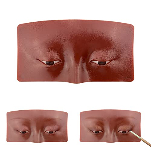 איפור תרגול לוח פנים בובקין לצלליות/קוסמטיקה של גבות, מקל צלליות עיניים מתאמן ראש בובה דמה עבור ערכת מתחילים מתחילים,