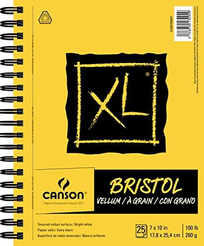 Canson XL Series Vellum Bristol, צהוב/שחור