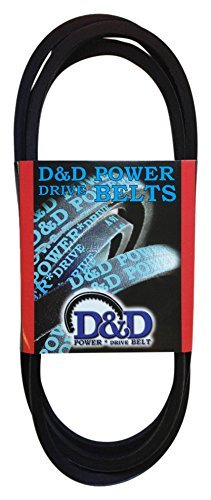 D&D PowerDrive 22F3875 חגורת החלפה סטנדרטית מטרית, C, 1 -להקה, אורך 152 אינץ ', גומי