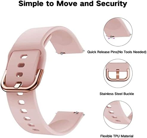 Trdybsk Silicone Watchband Strap for Garmin Venu/SQ/Venu2 Plus/Forerunner 245 645 Garminmove Sport Smart Watch צמיד 20