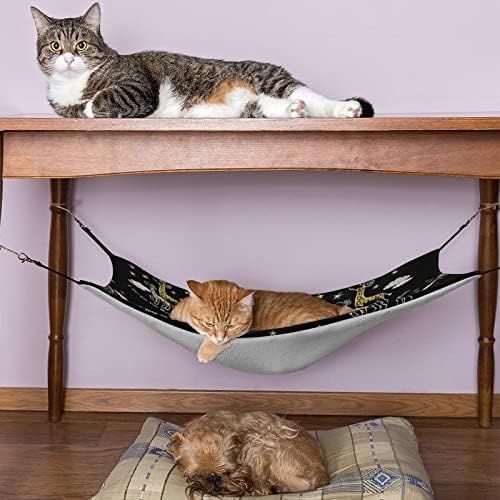 חתול כלוב ערסל ג 'ירפה לחיות מחמד נדנדה מיטת מתאים כלוב כיסא רכב מקורה חיצוני 16.9איקס 13