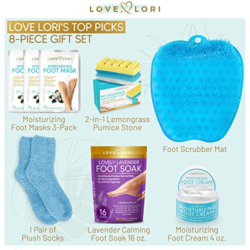 אהבה, לורי פינוק רגל טיפול ערכת-עצמי טיפול מתנות לנשים, הרפיה מתנות לאמא, אריזת מתנה בשבילה, ספא מתנות לנשים-אמהות