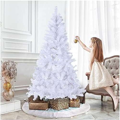 פינוי עץ חג המולד המלאכותי הטוב ביותר, עץ חג המולד המלאכותי 5/6/7/7.5/8ft - עץ חג המולד מזויף PVC עץ אורן חג המולד לבית, משרד,