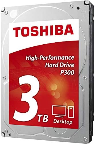 Toshiba P300 3TB שולחן עבודה 3.5 אינץ 'SATA 6GB/S 7200RPM כונן קשיח פנימי