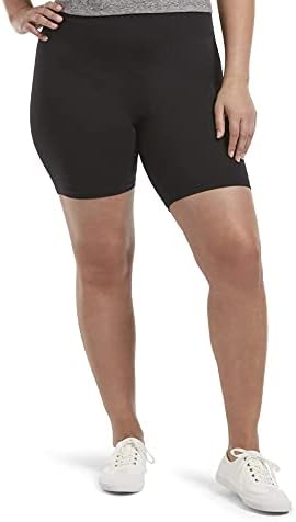 מכנסיים קצרים של אופני כותנה עם המותניים הגבוהים של נשים
