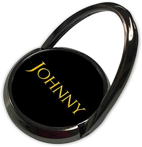 עיצוב אלכסיס של אלכסיס - שמות גברים פופולריים בארהב - ג'וני שורר שם ילד בארצות הברית. צהוב על קמיע שחור - טבעת טלפון