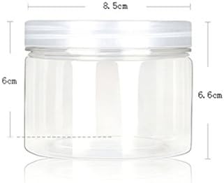 5 יחידות לחיות מחמד פלסטיק ריק אחסון מכולות מקרי עם מכסים כובעי קרם קרם תיבת משחות בקבוק מזון בקבוק איפור סיר צנצנת