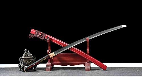 חימר חרב בעבודת יד של GLW מחוסן חרב סמוראית חדה מאוד חרב חרב קטנה דמשק פלדה מלאה