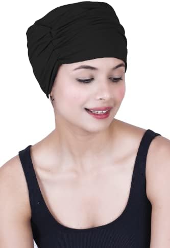 סאקוצ'י ידידותי לעור במבוק ויסקוזה קפלים כובע שינה מוצק לנשים