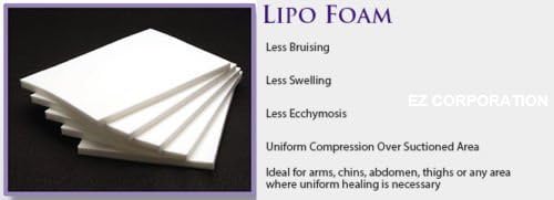 גיליונות lipofoam ניתוח קטן יותר Otoplasty LipoHealing 4 Pack Mini Squares Super Soft מיוצר בארצות הברית