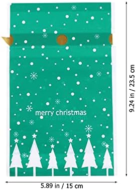 קבילוק50 יחידות חג המולד אלמנטים עיצוב סוכריות קופסות מתנת אריזה שקיות חג המולד קישוט