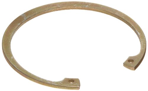 טבעת תמך פנימית סטנדרטית, קטע מחודד, פלדת פחמן 1060-1090, גימור מצופה כרומט צהוב אבץ, קוטר נשא 3/8, 0.025 עבה,