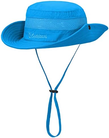 50 + שמש מגן דלי כובע לילדים בני בנות רחב ברים קיץ חוף דיג ספארי מתכוונן כובע