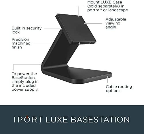 Iport Luxe Case Ipad Case ו- Luxe Basestation Dist