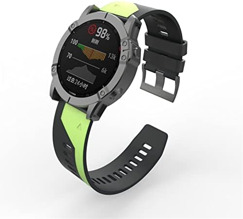 SNKB 22 26 ממ רצועות שעון מהירות צבעוניות צבעוניות עבור Garmin Fenix ​​7 7x Silicone Easyfit Watch צמיד צמיד